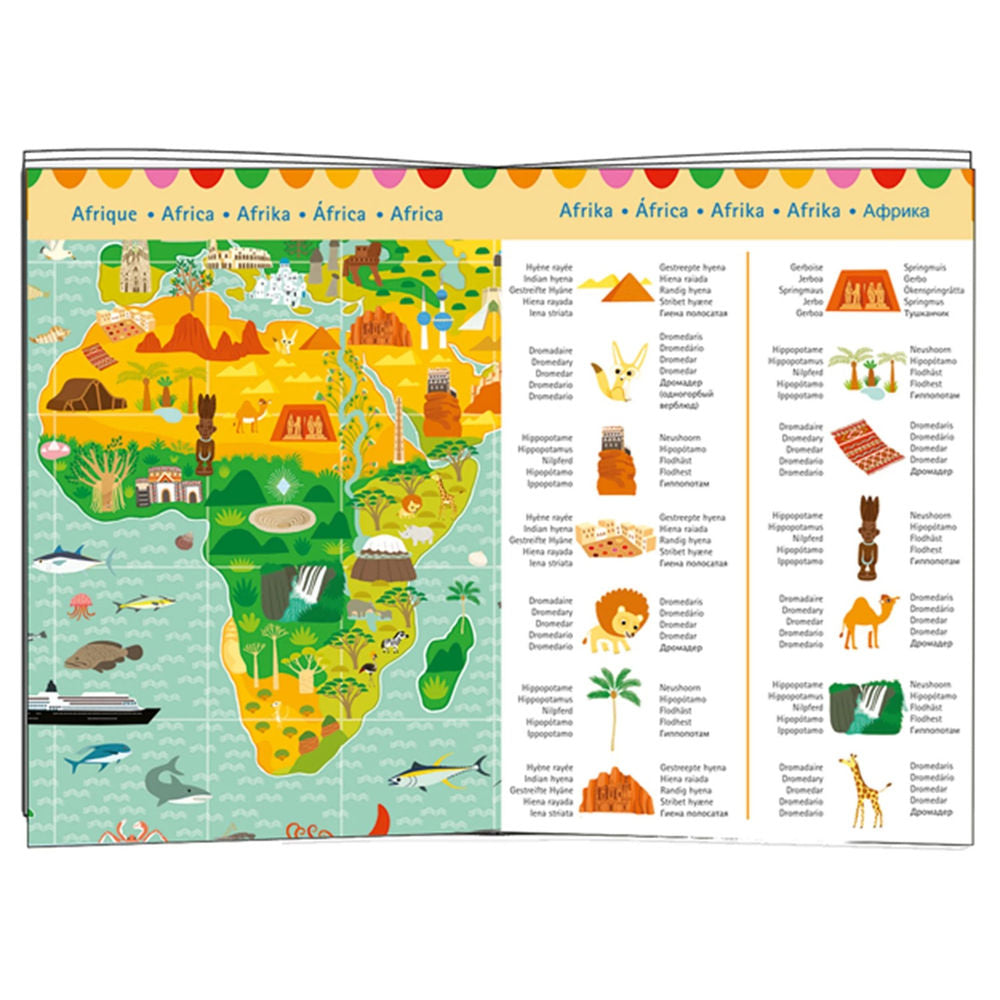Djeco Rund um die Welt, 200 Teile