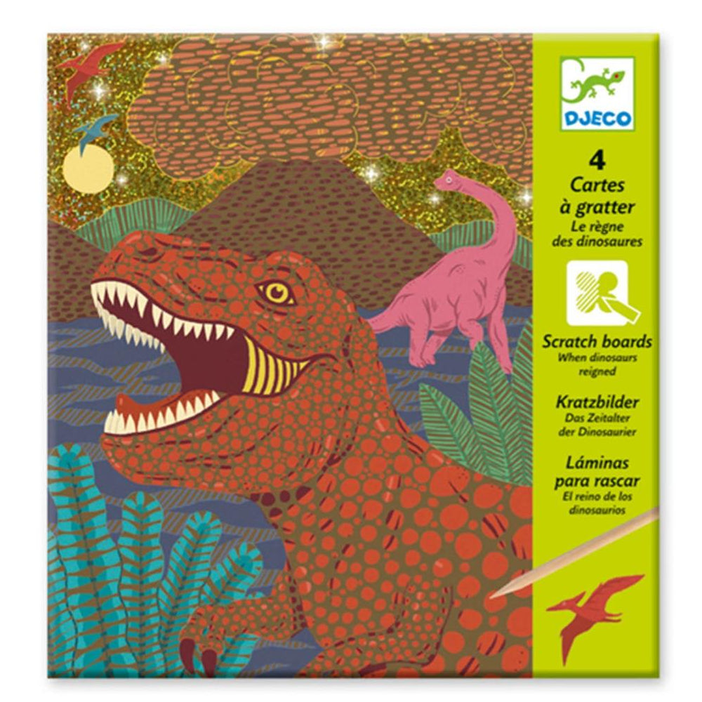Djeco Scratchbilder Dinosaurier