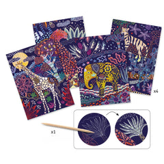 Djeco Scratchbilder Natur