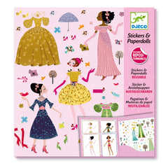 Djeco Sticker & Puppen Dresses
