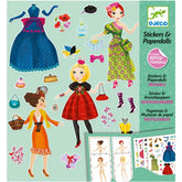 Djeco Sticker & Puppen Topmodel
