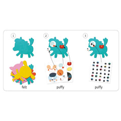 Djeco Stickerbilder Tiere