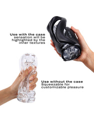 Dorcel - Deep Blow - Masturbator mit Hülle - Schwarz