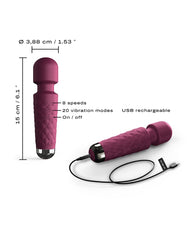 3: Dorcel - Mini Wanderful - Mini Wand Vibrator - Plum