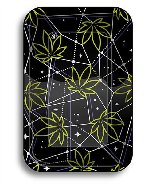Rolling Tray, Weed in Space, 27.5 x 17.5cm
