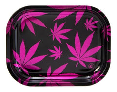 Rolling Tray, Pink Leafs, 18 x 14cm