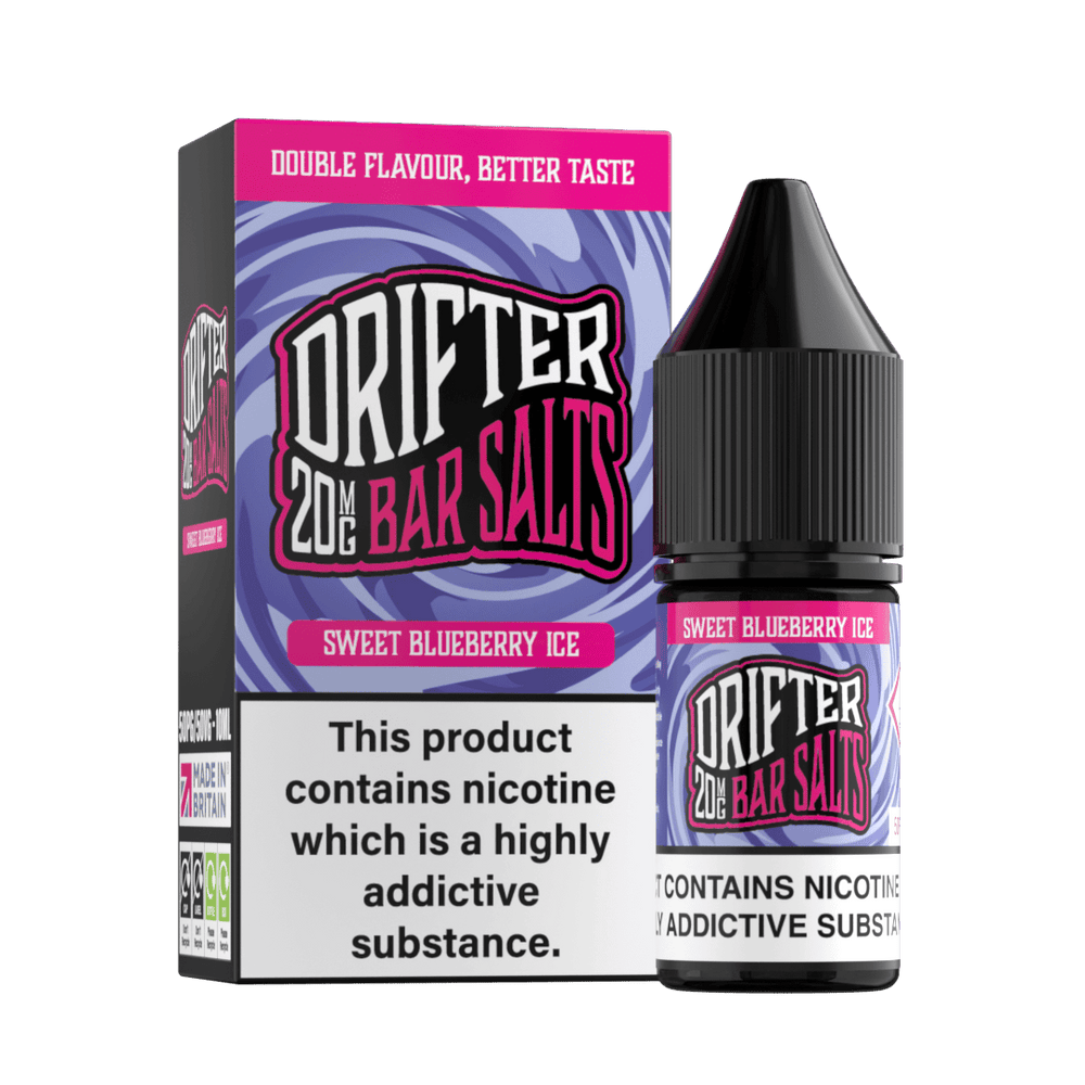 Drifter Bar Salts - Sweet Blueberry Ice 20mg/ml - 10ml