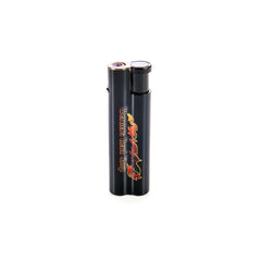 Werners Head Shop Feuerzeug Metal Jet, schwarz (25er)