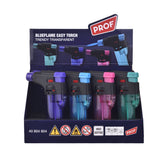 Easy Torch Feuerzeug Trendy - Jetflame Blue - Display - 12 Stück