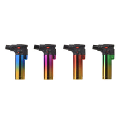 Easy Torch Metallic Feuerzeug - Jetflame Blue - Display - 12 Stück