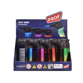 Easy Torch Metallic Feuerzeug - Jetflame Blue - Display - 12 Stück