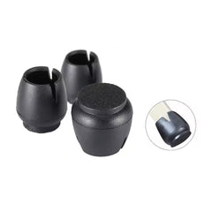 Eazy Stuhlbein Stulpen Rund, 4er-Set, Gr. L, schwarz