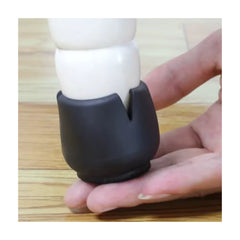 Eazy Stuhlbein Stulpen Rund, 4er-Set, Gr. S, schwarz