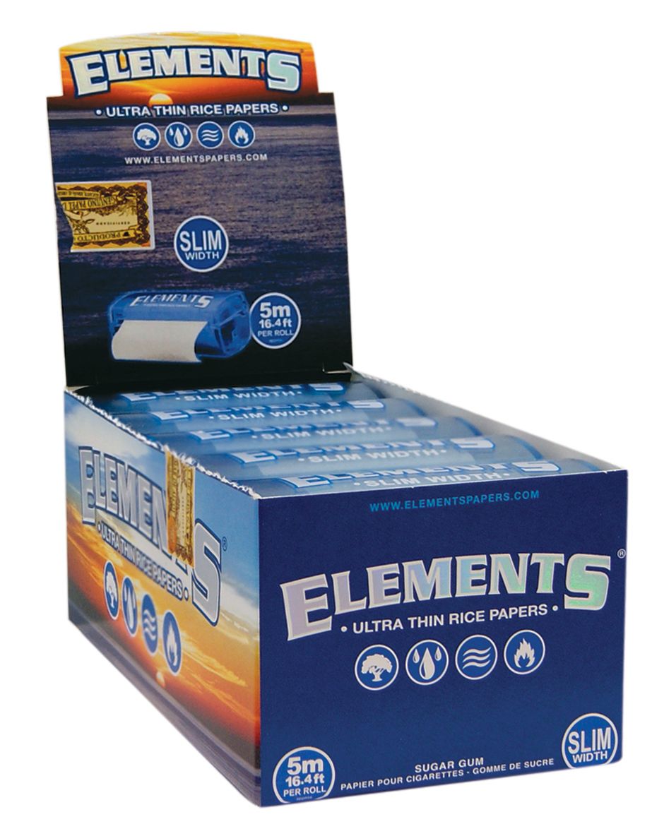 Elements Slim Refill 1 1/4 mit Dispenser (10er)
