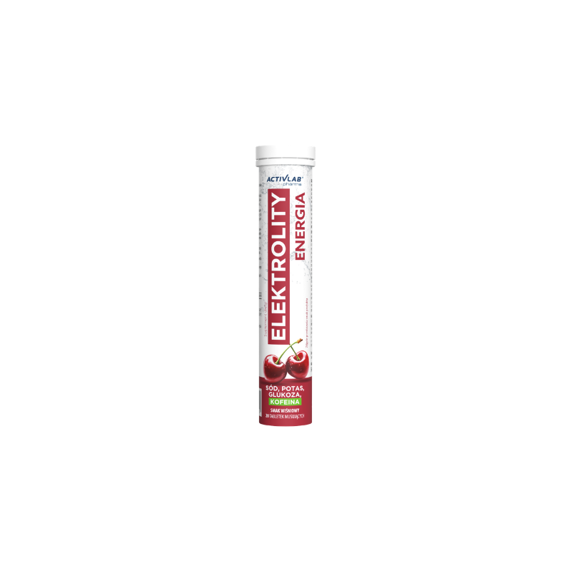 Elektrolyte Energie – 20 Tabletten (brausetabletten) – Kirsche
