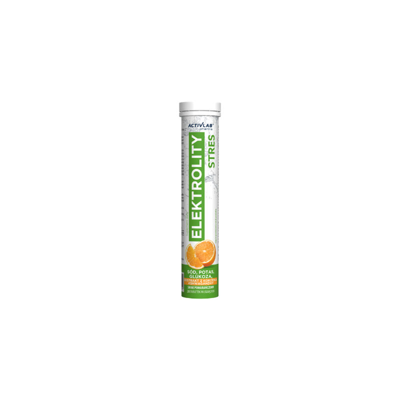 Elektrolyte Stress - 20 Tabletten (Brausetabletten) - Orange