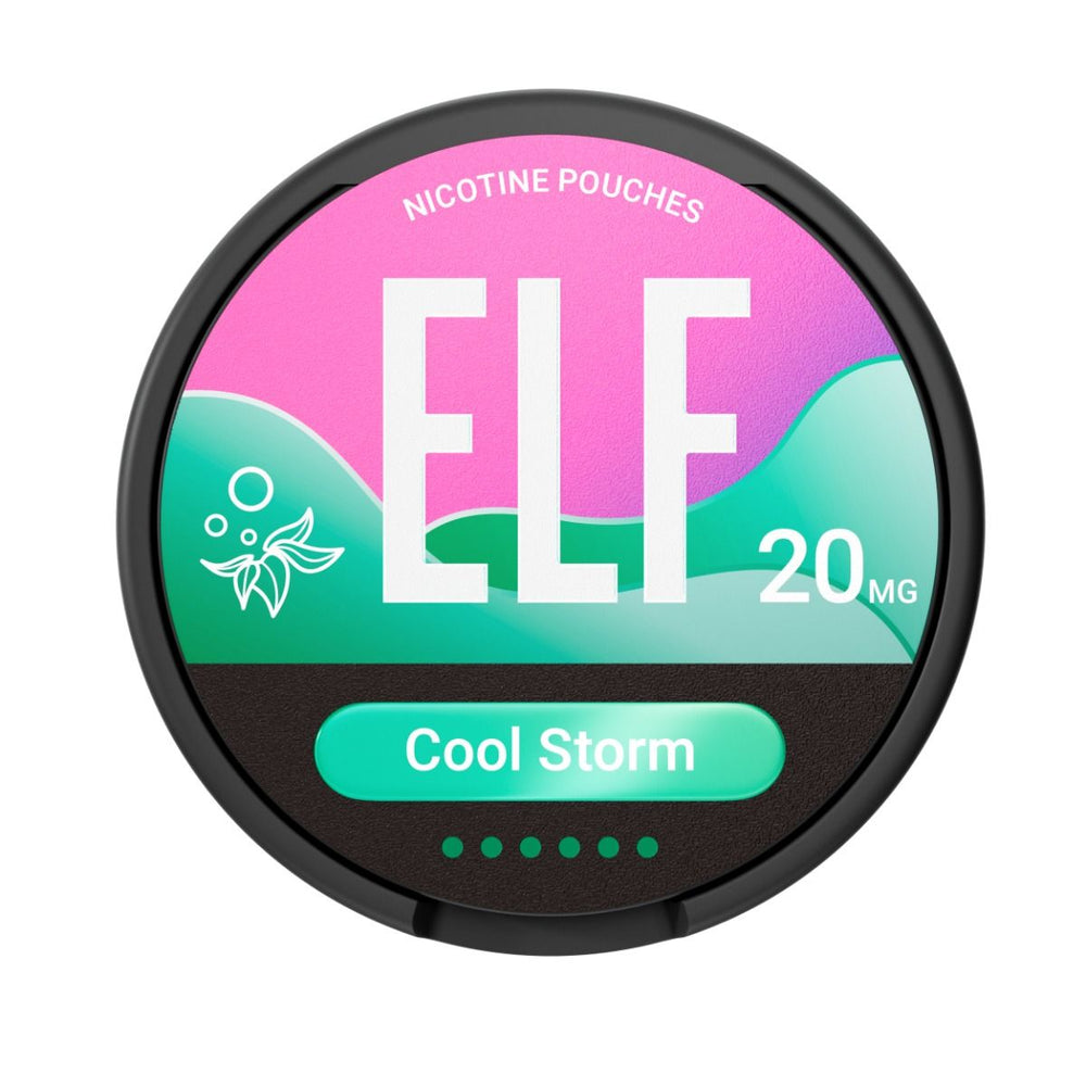 5 x ELF Nicotine Pouches Cool Storm, 20mg
