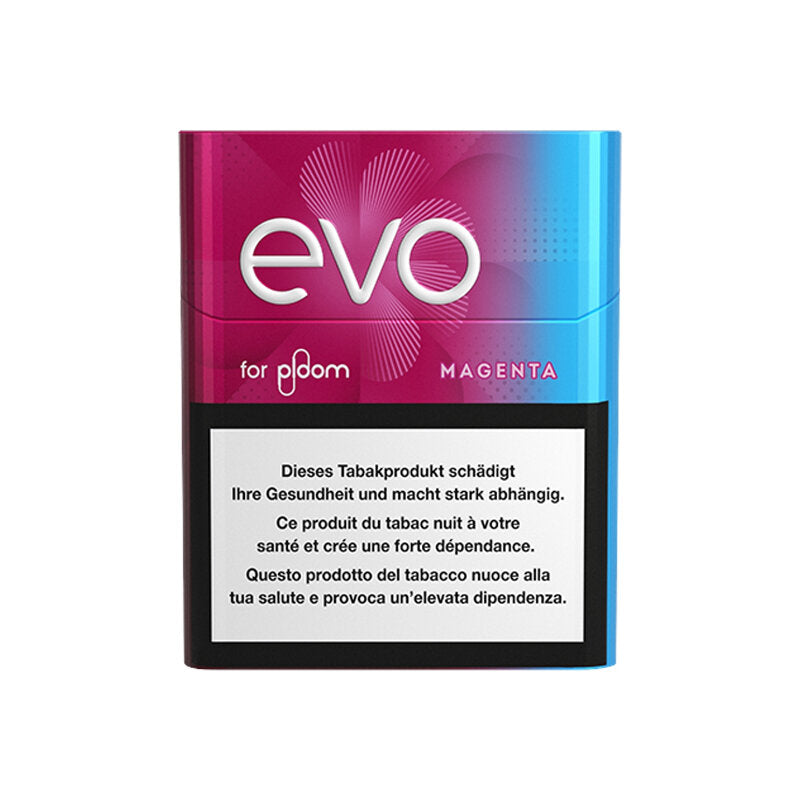 Evo - Tabak Sticks - Magenta - Box - 10 x 20 Stück