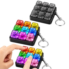 Fidget - RGB Tastatur - Groß Schwarz