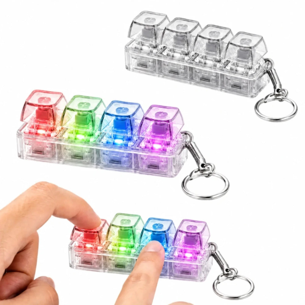 Fidget - RGB Tastatur - Klein Weiß