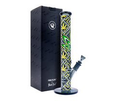 FIRE-FLOW x Black Leaf - Glas Bong - Leaves 34 - 51mm - 40cm