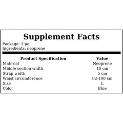 Fit-N Blue Belt - L