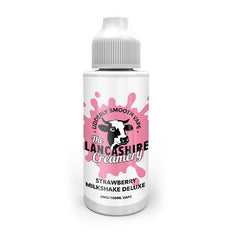 The Lancashire Creamery - Strawberry Milkshake Deluxe - 100ml - Shortfill