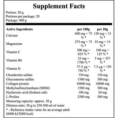 Flexit Drink - 400g - Peach + Carnitine 100000 - 1000ml - Orange