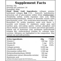 Flexit Drink Gold - 400g - Orange x6