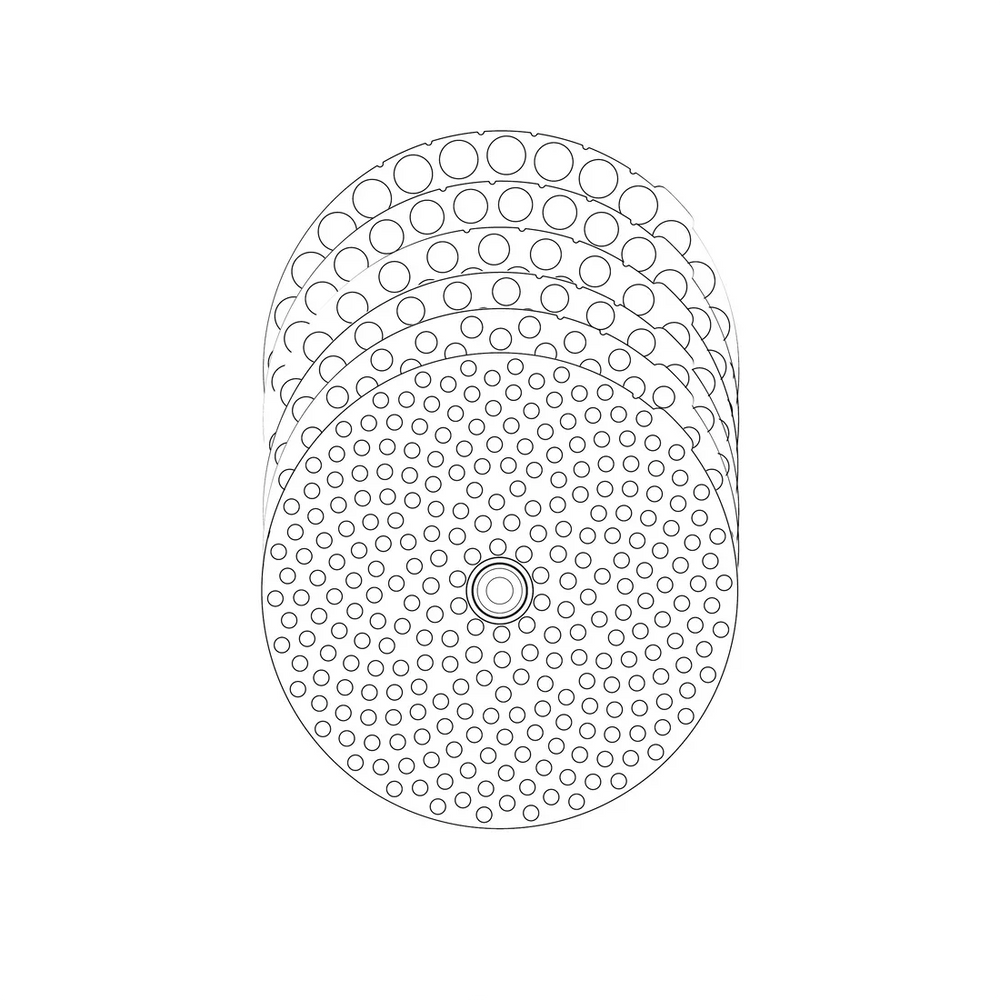 Flower Mill - Next-Gen Premium - PRO Stainless Series - 3.5" - Mill Plates