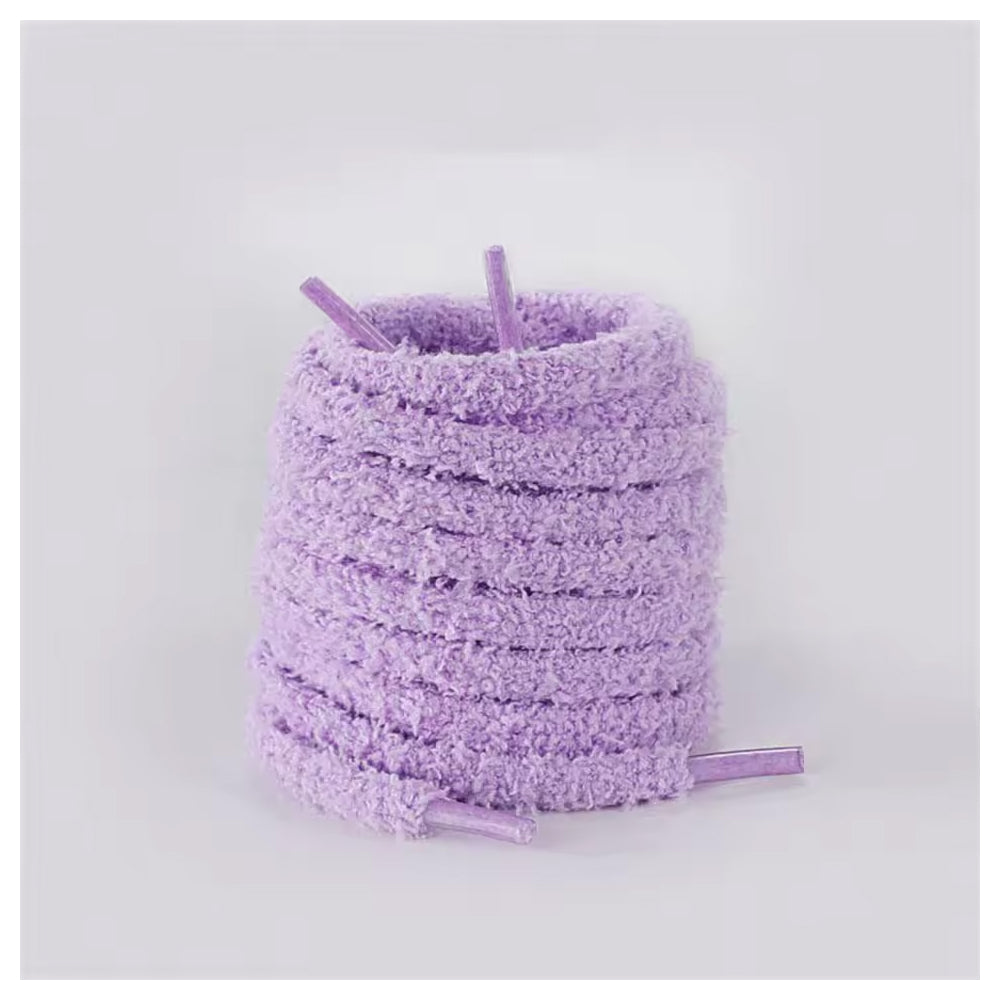 Fuzzy Laces, Plüsch-Schnürsenkel, purple