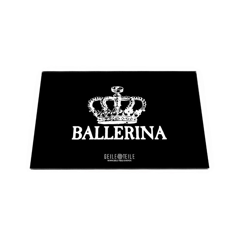Geile Teile - Ziehbrettchen Acryl - Ballerina - 22 x 14cm