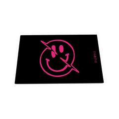 Geile Teile - Ziehbrettchen Acryl - Pink Smiley - 22 x 14cm