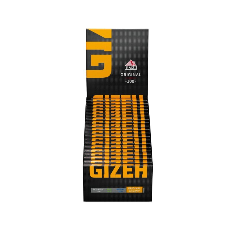 GIZEH - DW Original - Black - Box - 20 Stück