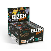 GIZEH - King Size Slim + Active Filter - Beats Swiss Edition - 16 Stück