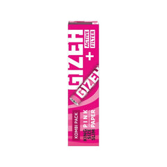 GIZEH - King Size Slim + Active Filter - Pink - Box - 16 Stück