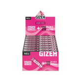 GIZEH - King Size Slim + Active Filter - Pink - Box - 16 Stück