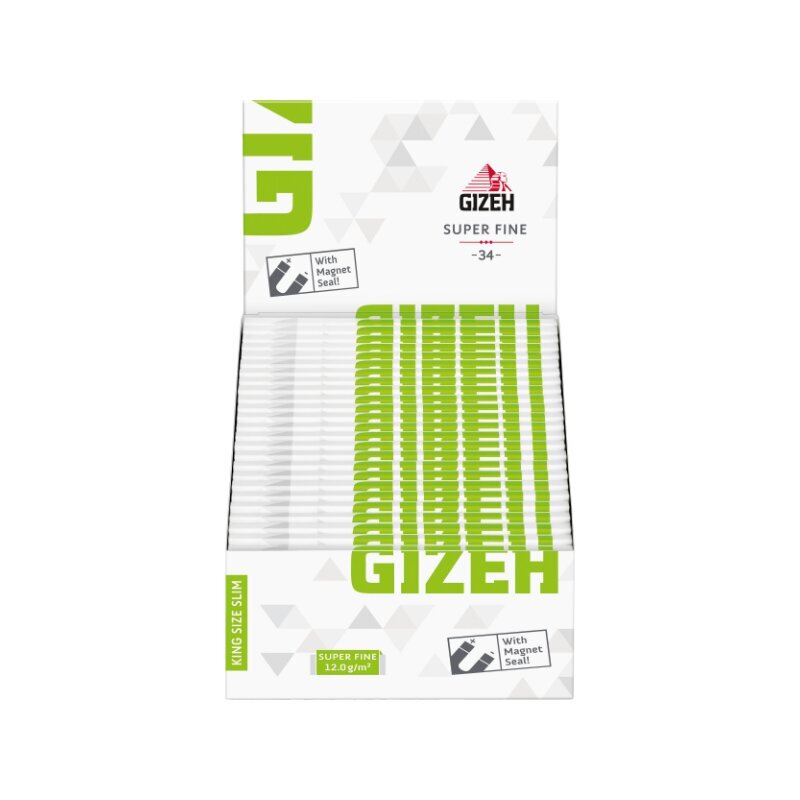 GIZEH - King Size Slim - Super Fine - Box - 50 x 34 Stück