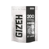GIZEH - ProCell 6mm - Black - Bag - 200 Stück
