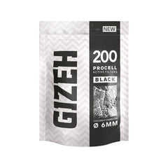 GIZEH - ProCell 6mm - Black - Bag - 200 Stück