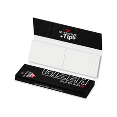 GIZEH - Queen Size + Tips - Black - Box - 26 Stück