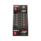 GIZEH - Rolls Slim + Tips - Black - 5 Meter - Box - 20 Stück