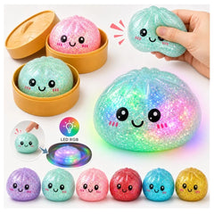 Glitzer Mystery Dumpling LED 8,5cm