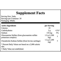 Glucosamine & Chondroitin Sulfate Extra Strenght - 60tab x12