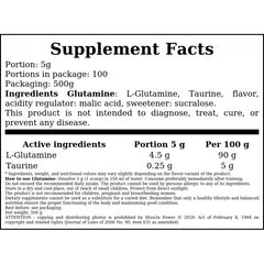 Glutamine - 500g - Lemon
