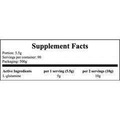 Glutamine - 500g - Orange x12
