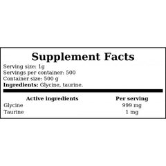 Glycine - 500g - Natural