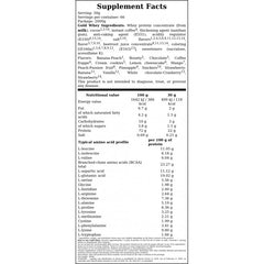 Gold Whey - 2000g - Snikers