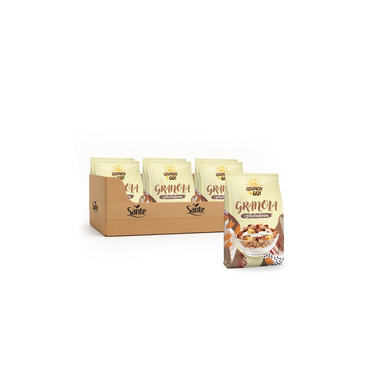 Granola Crunch&Go - 380g - Schokolade x14