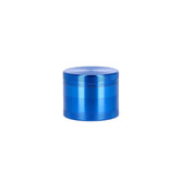 Aluminium Grinder Blau, 45mm, 4tlg.